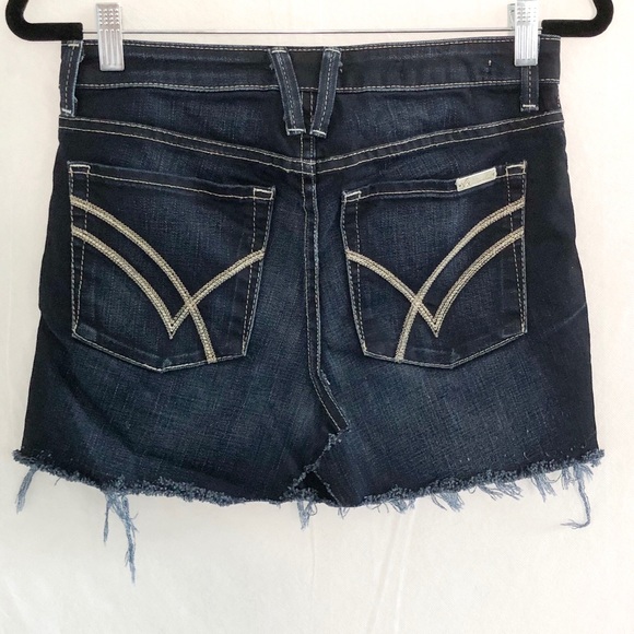 William Rast Jerri Dark Rinse Upcycle Mini Skirt - Picture 10 of 14